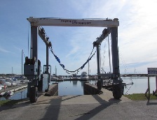 Port Dover Harbour Marina travel lift