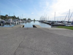 Port Dover Harbour Marina boat ramp