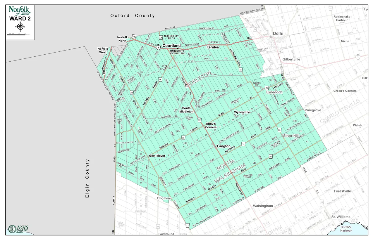 Ward 2 Map