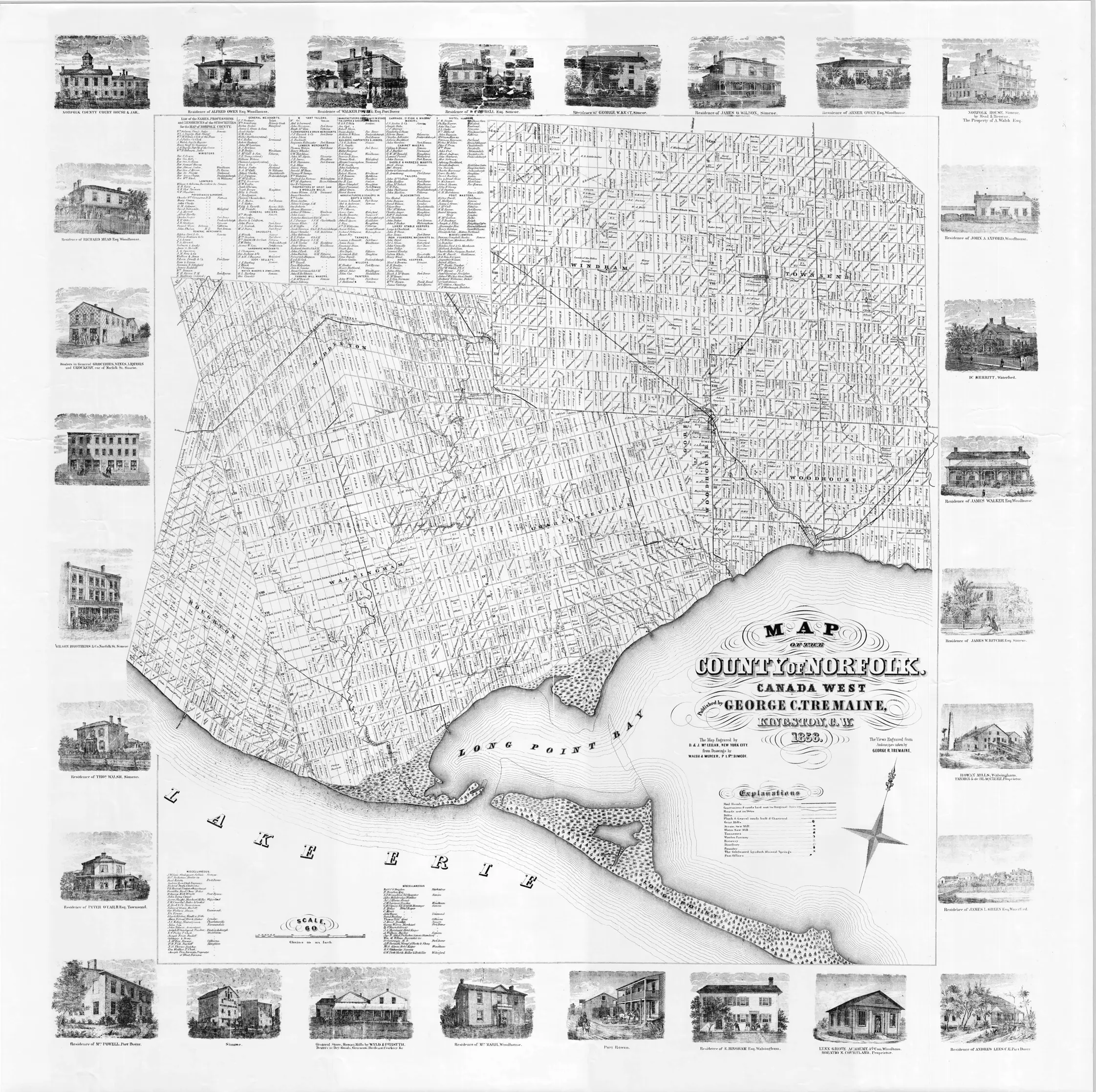 Norfolk 1856 map