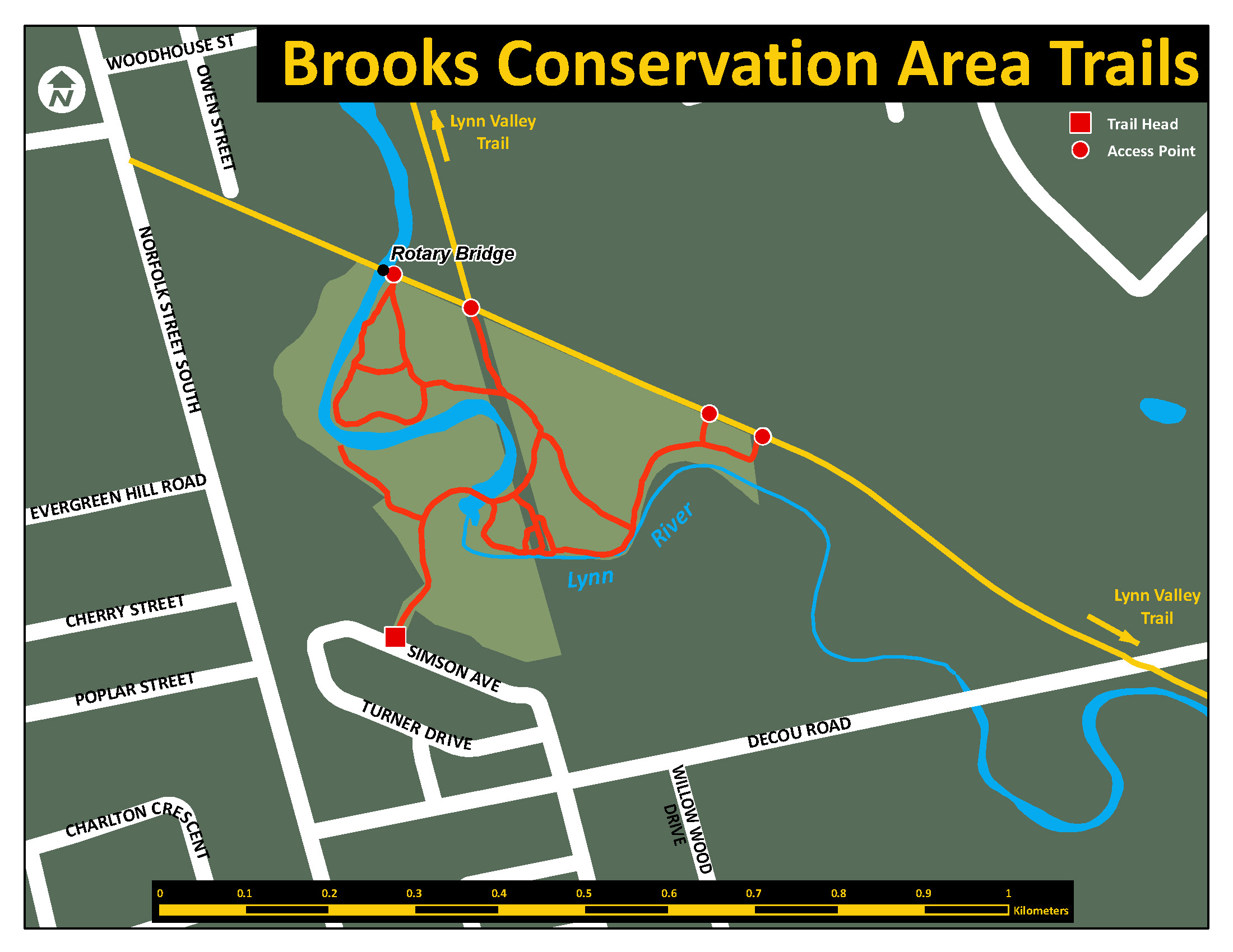Brooks Conservation Area Trails