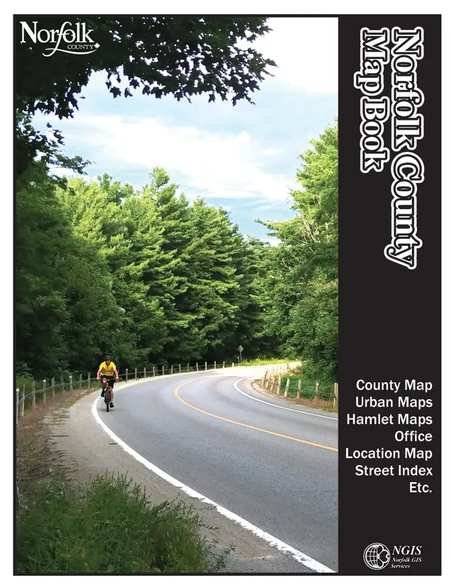 Norfolk County map book cover