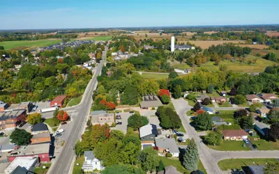 Aerial view of Waterford