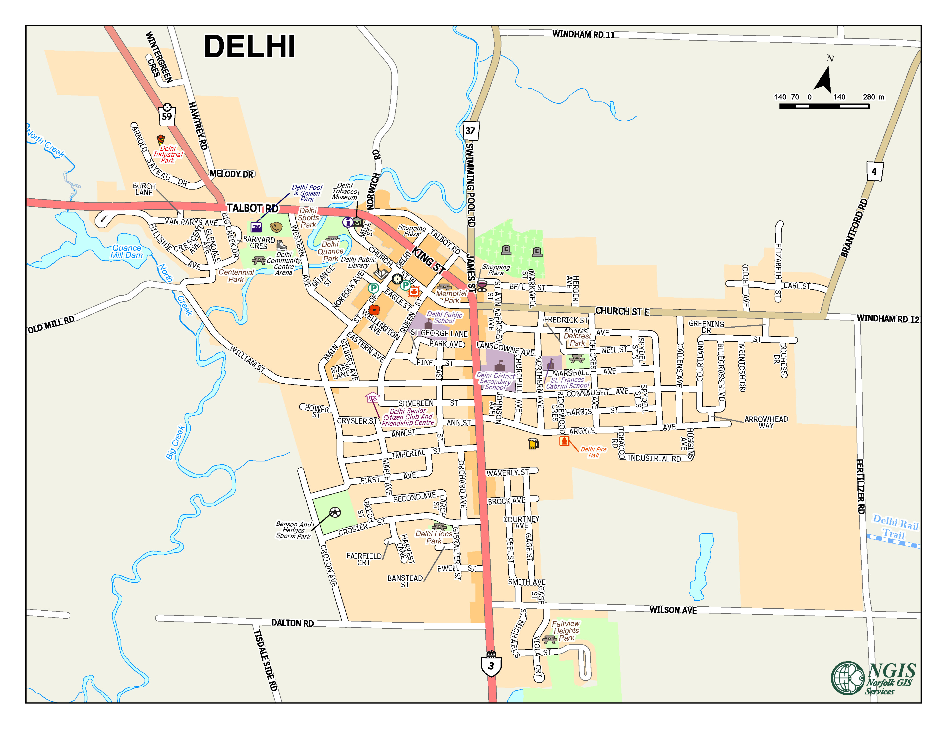 Delhi Map
