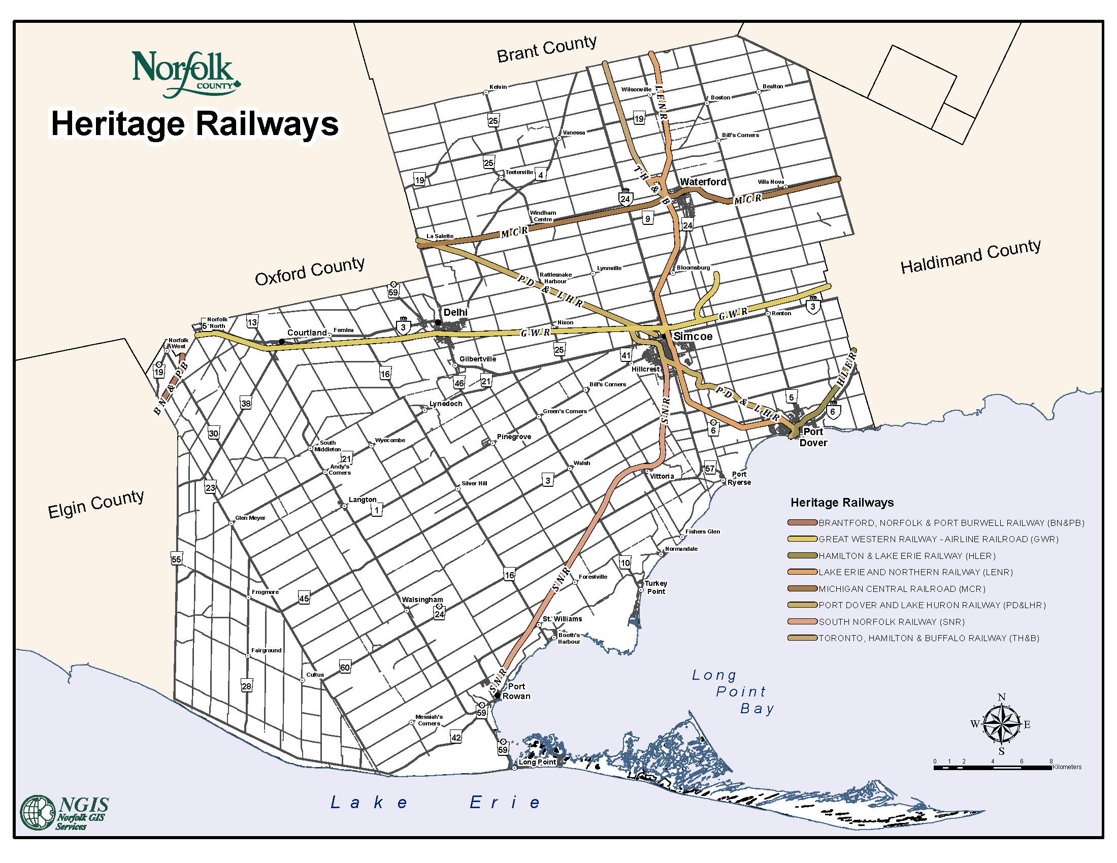 Heritage Railways map
