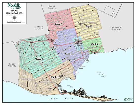Norfolk Ward Map