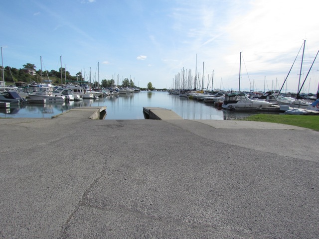Port Dover Harbour Marina boat ramp