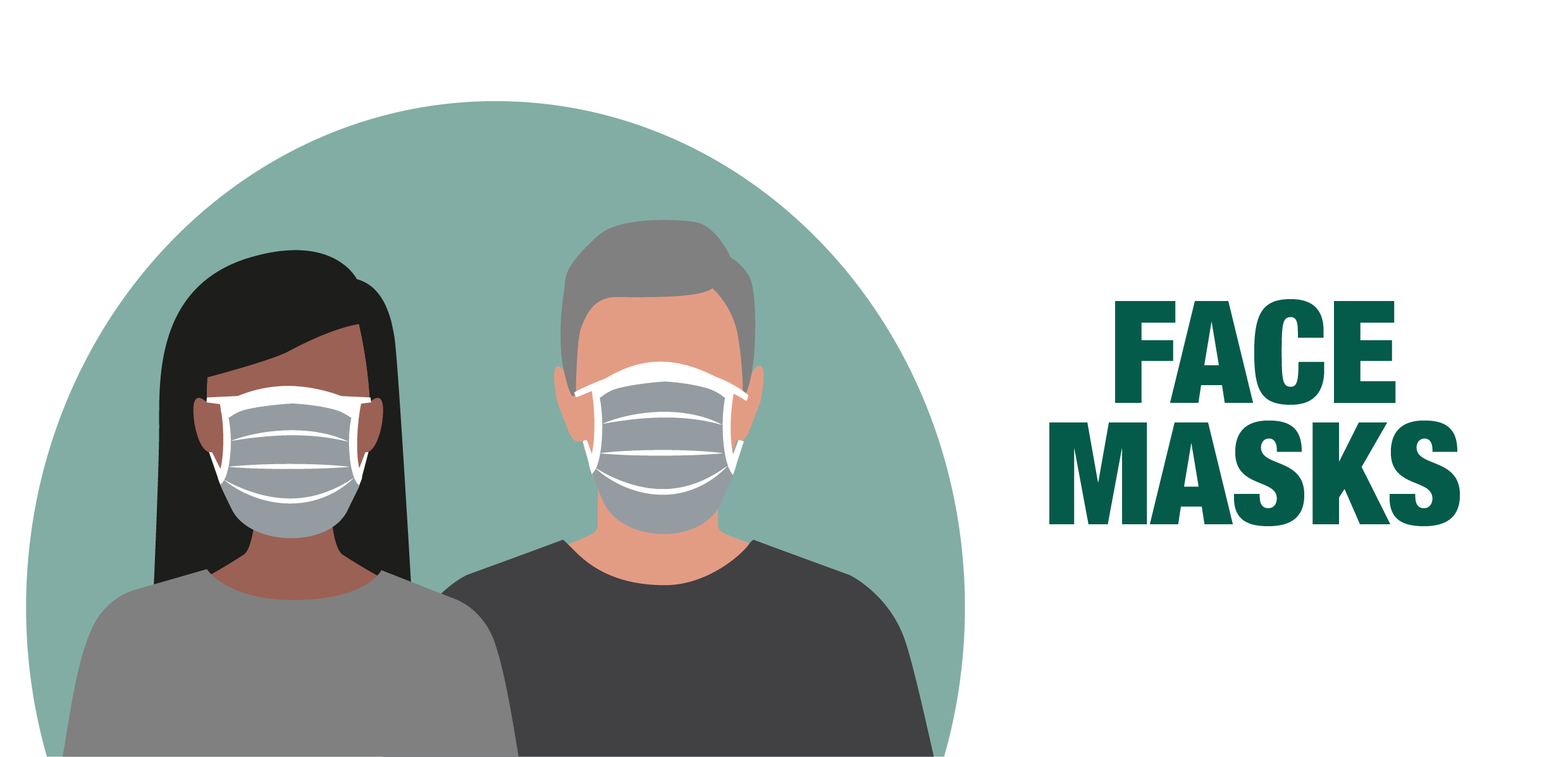 Face masks banner image