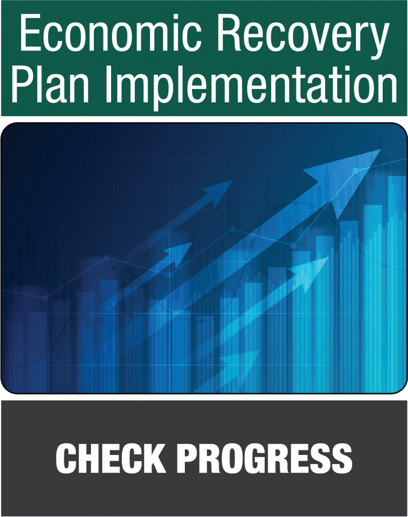 Economic Recovery Plan implementation button 