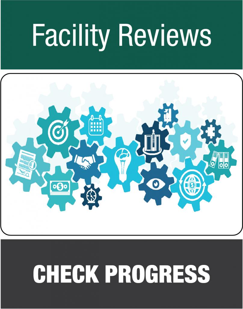 Facility reviews button