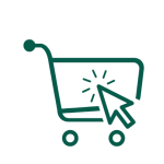 e-commerce shopping button