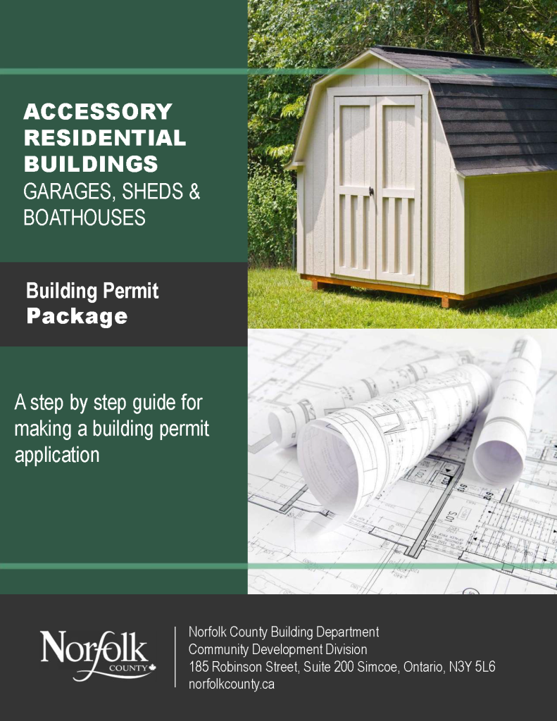 Accessory Residential Buildings - Permit Package