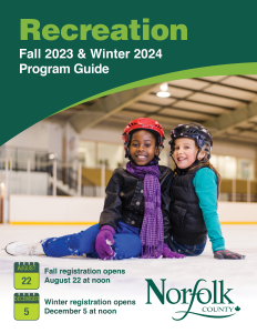 cover of fall and winter recreation guide